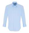 PR244 Premier Long Sleeve Stretch Fit Poplin Shirt Pale Blue colour image